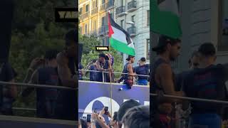 What about lamine yamal support palestine