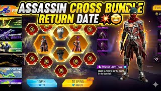 Assassin Cross Bundle Return Date  Assassin Cross Bundle Return  Free Fire X Ragnarok Return 