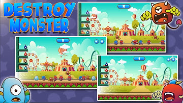 Destroy Monster || Construct 3 Game Template || Source code