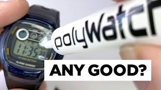 IS #POLYWATCH ANY GOOD for removing scratches from Resin Crystal Glass Watches?
