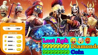 Free Fire Loot Apk 😱🔥🤯 free fire hack apk ! free fire unlimited diamonds and coin screenshot 4