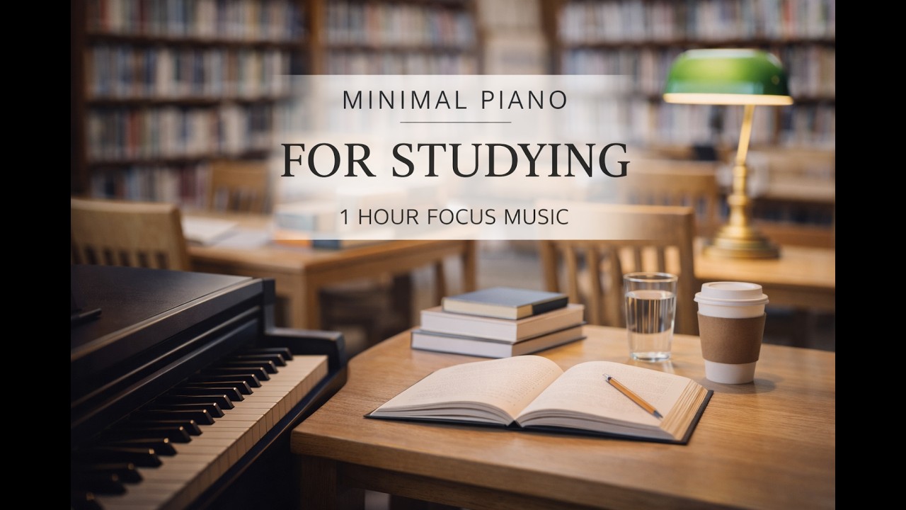 Minimal Piano for Studying | 1 Hour Calm Focus Music for Study & Work | 10 Steps ‧ 20 Tracks
