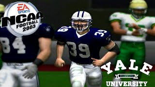 NCAA Football 2003 (Gamecube Gameplay) Yale vs Kansas State