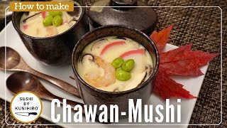 How to make delicious Chawanmushi (Japanese steamed egg custard dish) Step by step guide. by Sushi By Kunihiro 100,735 views 1 year ago 15 minutes