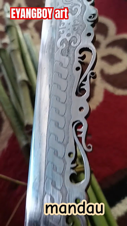 MANDAU UKIR KHAS DAYAK #borneo #kalimantan #shorst @eyangboyart6414