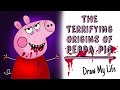 The terrifying origins of Peppa Pig 🐷 Draw My Life Horror Stories