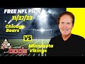 NFL Picks - Chicago Bears vs Minnesota Vikings Prediction, 11/27/2023 Week 12 NFL Expert Best Bets