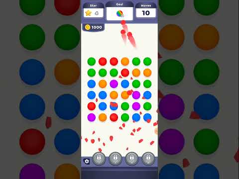 3 Dots - Connect em all - color connecting link match puzzle game - Level 1 gameplay walkthrough