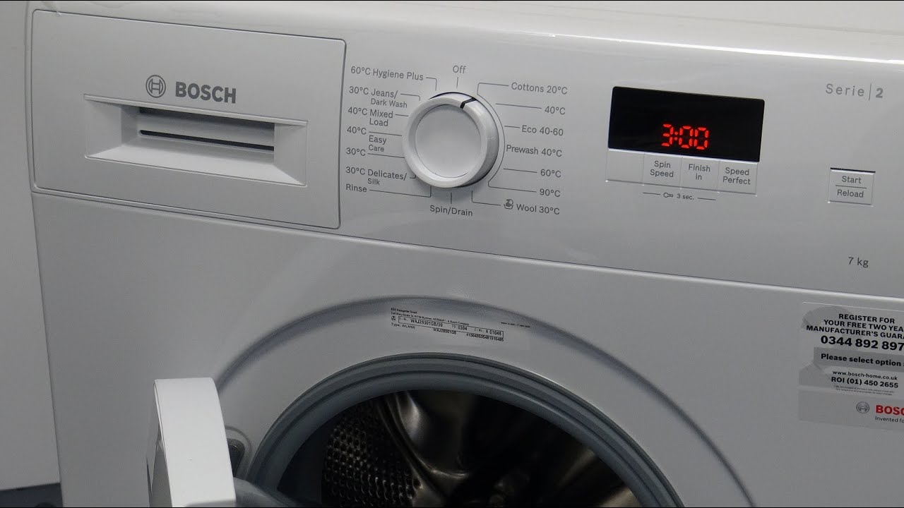 Serie 2 Lave-linge Bosch 7kg 1400 t/m WAJ280E1CH