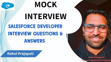 Salesforce Developer Mock Interview 2+Years experience