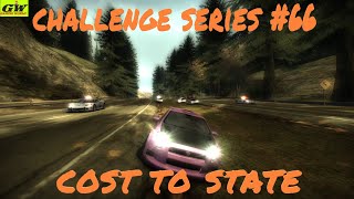 NFS Most Wanted | CHALLENGE SERIES #66 | COST TO STATE