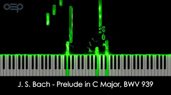 J. S. Bach - Prelude in C major, BWV 939 | Classical Piano Music