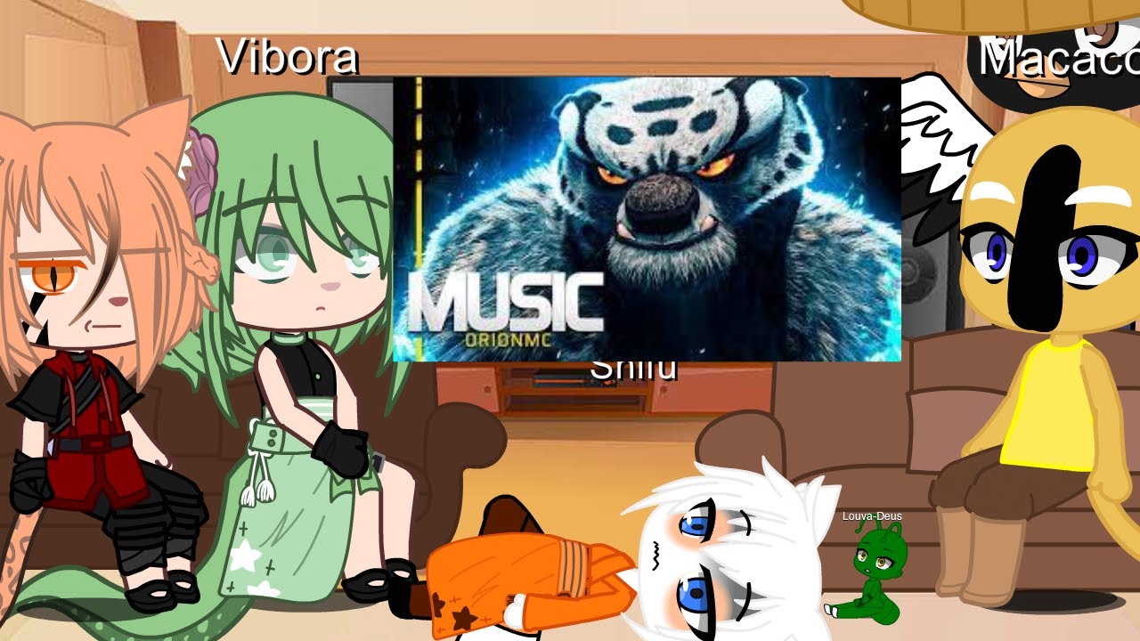 Cinco Furiosos e Shifu Reagindo ao rap do Tai Lung (Orion MC)