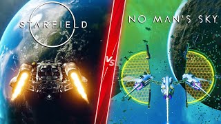 Starfield vs No Man's Sky - Comparison!  Detail \& Graphics! 4K