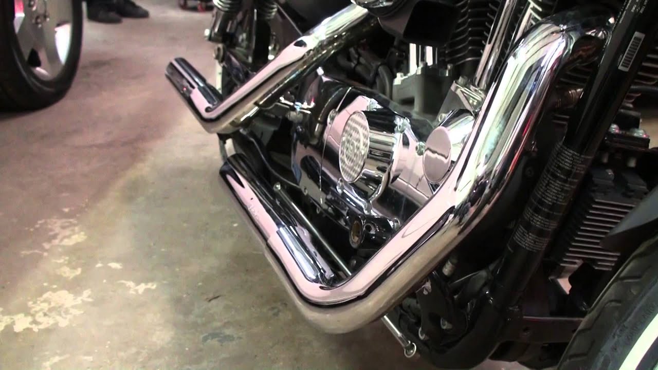 1200 sportster python slip-ons - YouTube