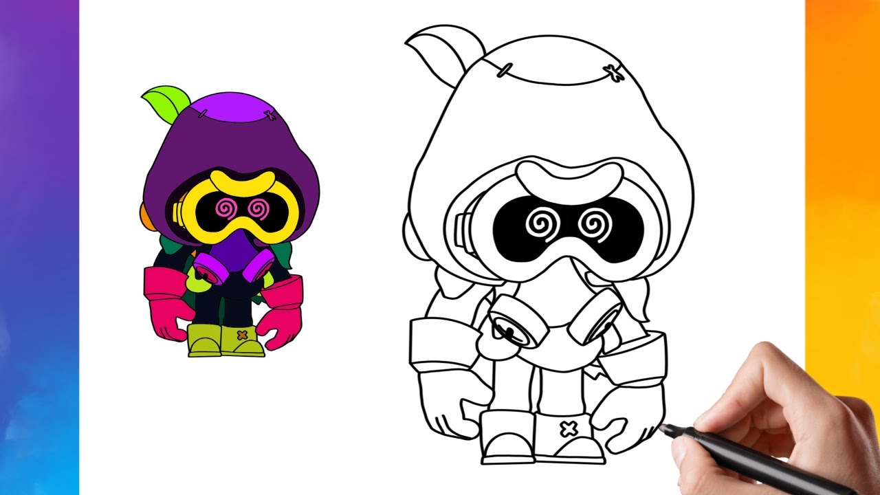 COMO DESENHAR CORDELIUS - BRAWL STARS