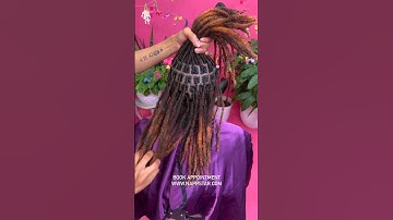 Definitely slayed this Comb Retwist✨Book appointment www.NappStar.com #locs #locnation #locstyles