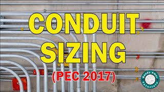 Conduit Sizing Based on PEC 2017