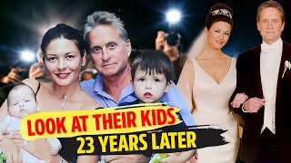 See How Their Two Kids Look Today! The Love Story Of Michael Douglas And Catherine Zeta jones 25 Age