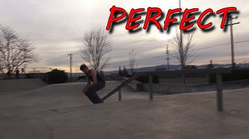 Perfect Nollie Hardflip Boardslide! (60fps)