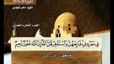 الجزء الثامن و العشرون من القرآن الكريم بصوت القارئ الشيخ ماهر المعيقلي