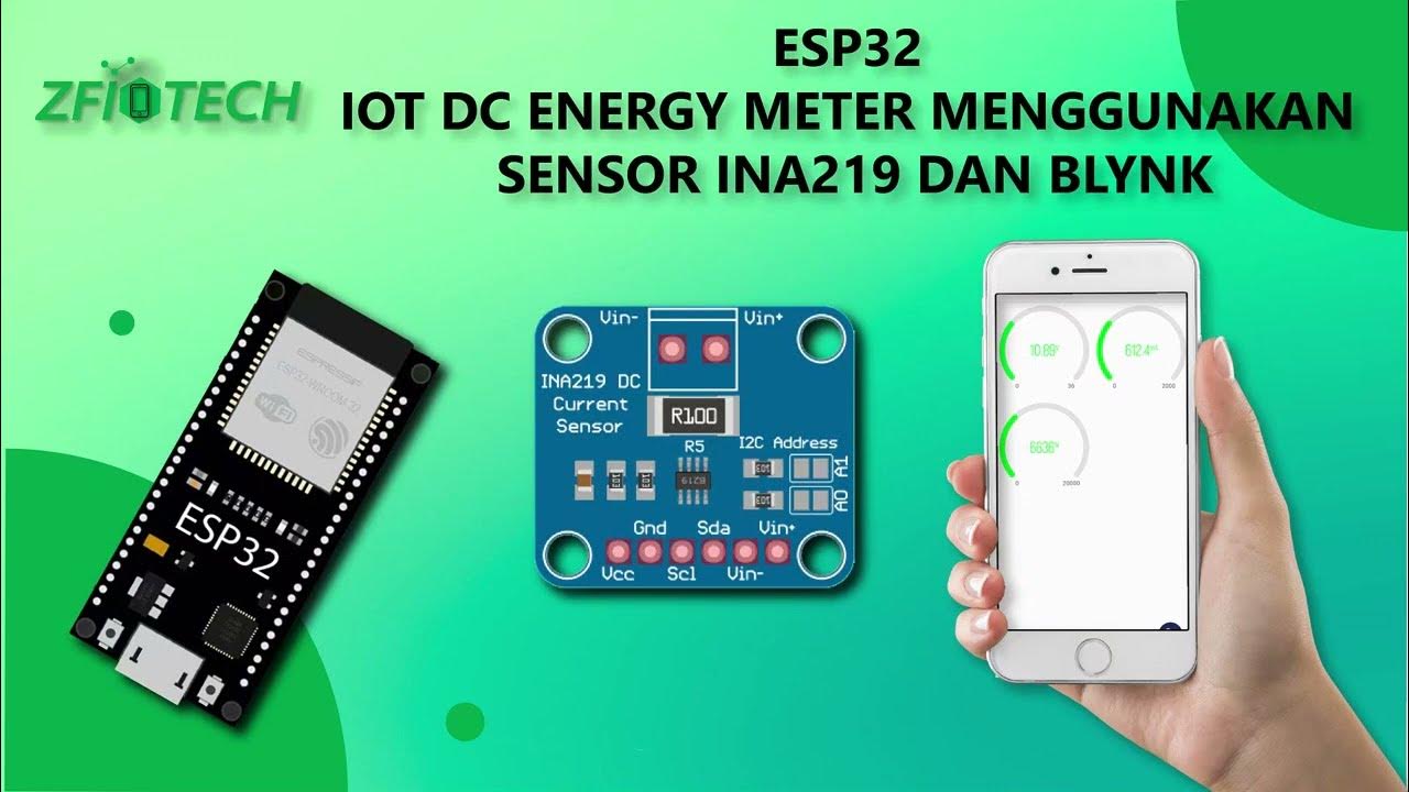 Blynk - IoT DC Energy Meter menggunakan Sensor INA219 dan ESP32 - YouTube