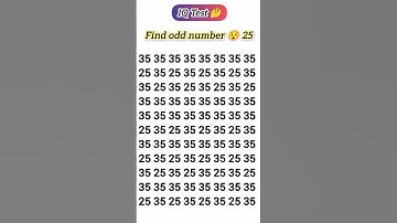 Find odd number 25#maths#riddels#puzzle#queddle#canyouanswer #riddle#quiz#upsc#gk