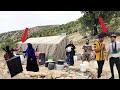 Setting Up A Nomadic Tent Mr Hassan Family Spring Camp In Iran Mountains 
