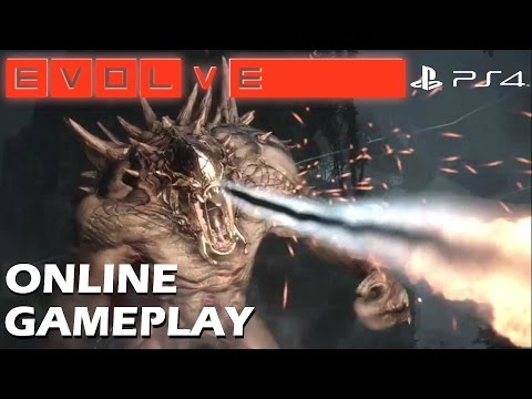 Evolve (PS4) - Online Multiplayer Gameplay Skirmish 4v1 (Assault Class)