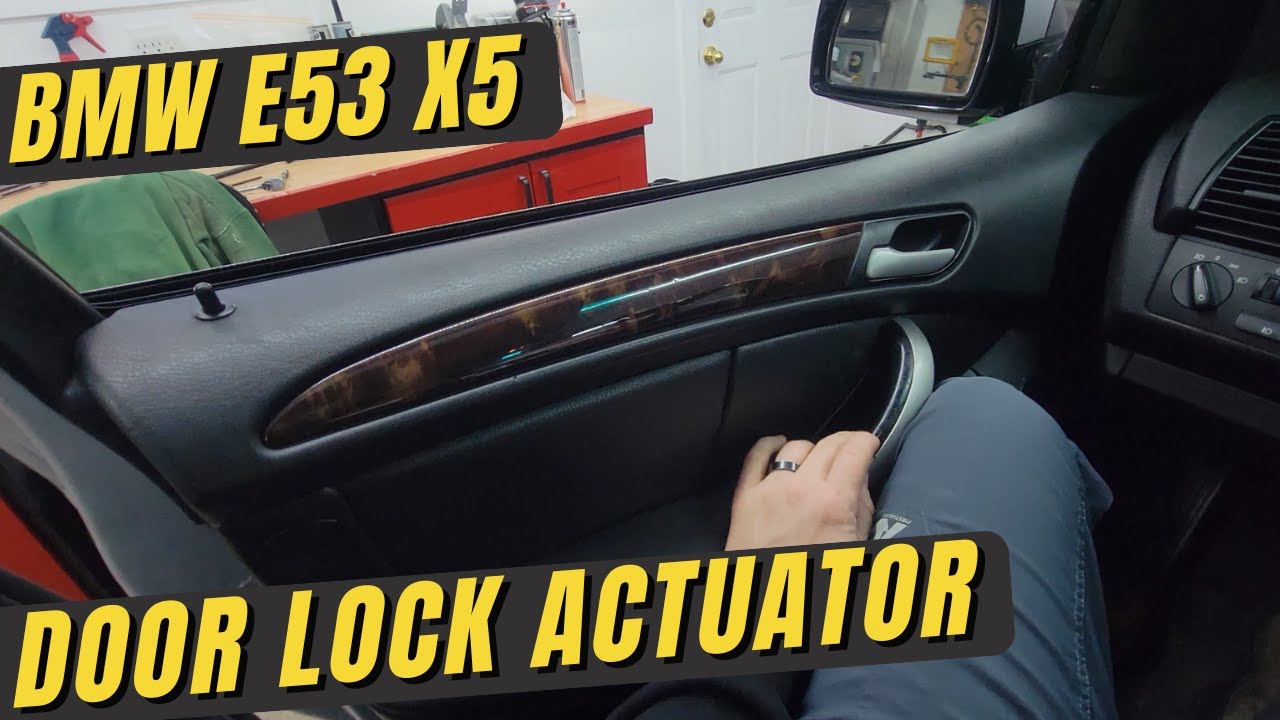 Door Lock Actuator Replacement | BMW E53 X5 - YouTube