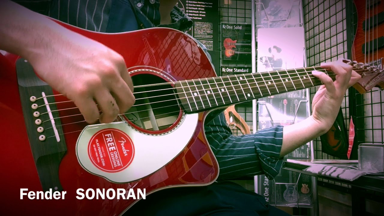 Fender SONORAN SCE V2 島村楽器横須賀プライム店 - YouTube