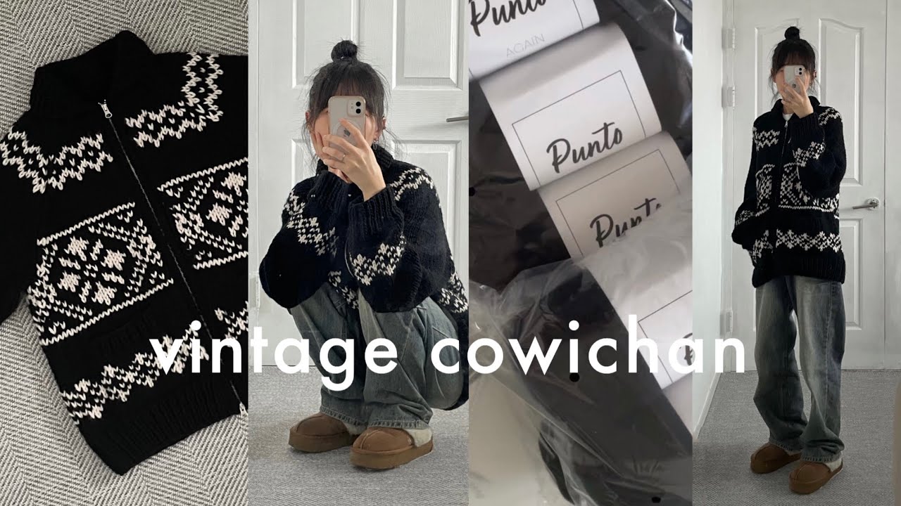 knitting | 귀여움은 추위도 이긴다 | vintage cowichan (sub)