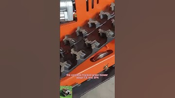 remote control track-mounted lawn mower robot made by Vigorun Tech, Vigorun caterpillar weed cutter