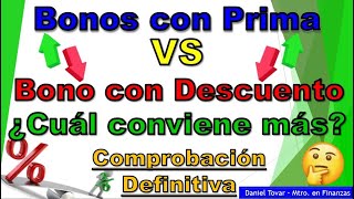 Bonos con Prima VS Bonos con Descuento ¿Qué es mejor? Ganancias o pérdidas de Capital Cambios en YTM