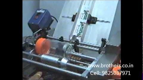 Semi Auto Wet Glue Labeling Machine By www.brothers.co.in.wmv Contact- +91 98250 37971