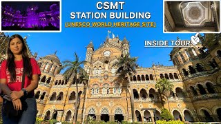 CSMT Station Building Inside Tour | CSMT UNESCO World Heritage Site Inside View | Rashmi Priya Vlogs