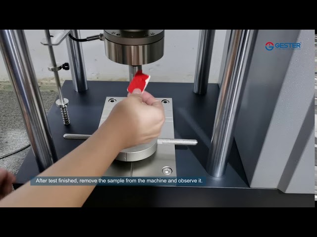 Footwear Sole Puncture Resistance Tester GT-KB12A - YouTube