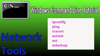 Network troubleshooting using N/W tools ipconfig, ping, tracert, netstat, nslookup and net command