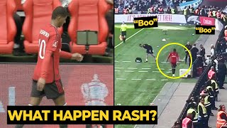 Rashford's reaction to being BOOED by United fans during the match against Coventry | Man Utd News