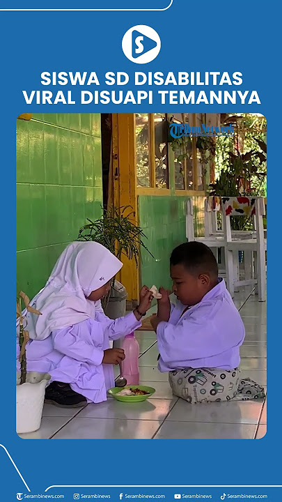 Siswa SD Disabilitas Viral Disuapi Temannya