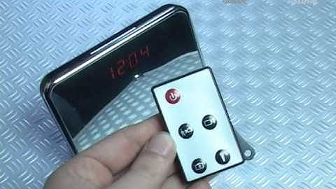 Alarm clock security camera DCR-232 for home monitoring