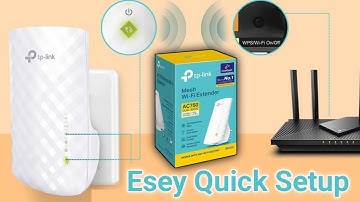 How to set up and connect a Tp-Link RE200 | AC750 Mesh Wi-Fi Range Extender Quick & Easy Tutorial.