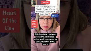 Fixed Star Linked to Fame, Success Power… with a Warning. #astrology #fixedstars #regulus