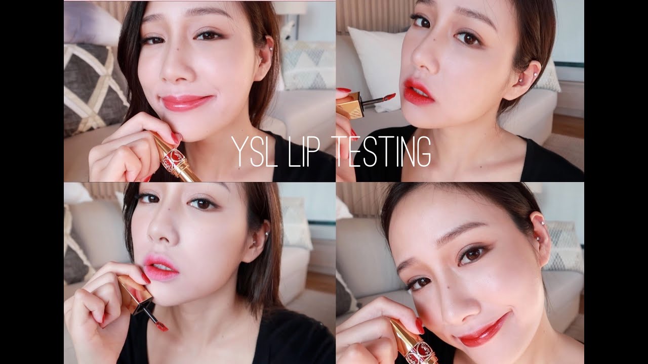 Ysl激吻高潮系列試色 Youtube
