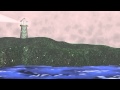 Анимция сцены с маяком Blender 3D (Animation Lighthouse)
