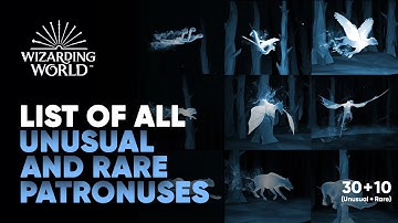 All Patronuses on Wizarding World (Pottermore) || 