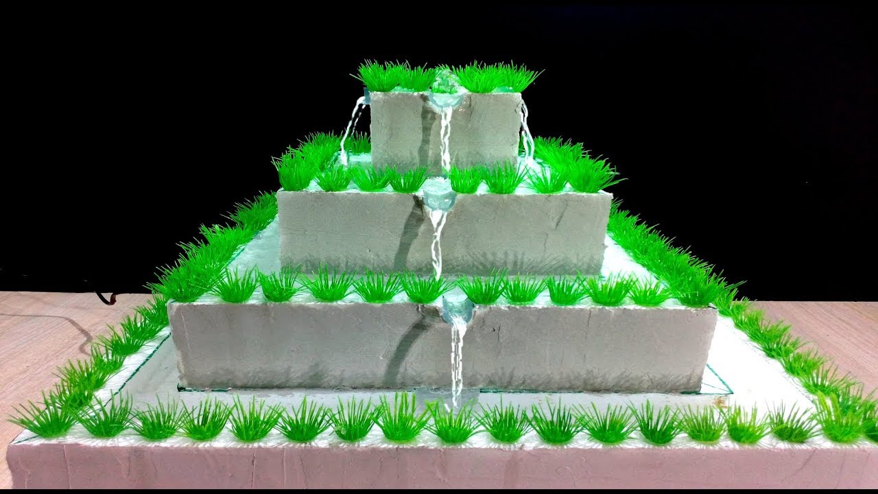 How to make a Beautiful Pyramid Fountain YouTube