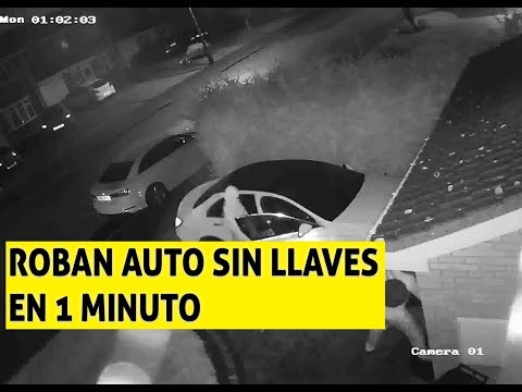 Roban auto sin llaves en 1 minuto - Nueva modalidad de robo