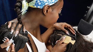 THE BEST SLEEP Full Head Nitpicking ASMR | 😴 soft whispers