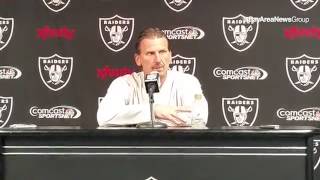 Raiders offensive coordinator greg olson remains hopeful that the run
game will kick into gear at so